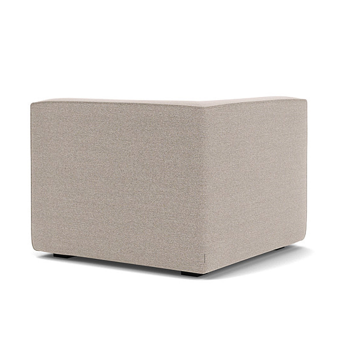 1-Seater Right Corner Modular Sofa in Durable Dane Fabric - Perfect for Small Apartments, Living Rooms & Cozy Spaces
