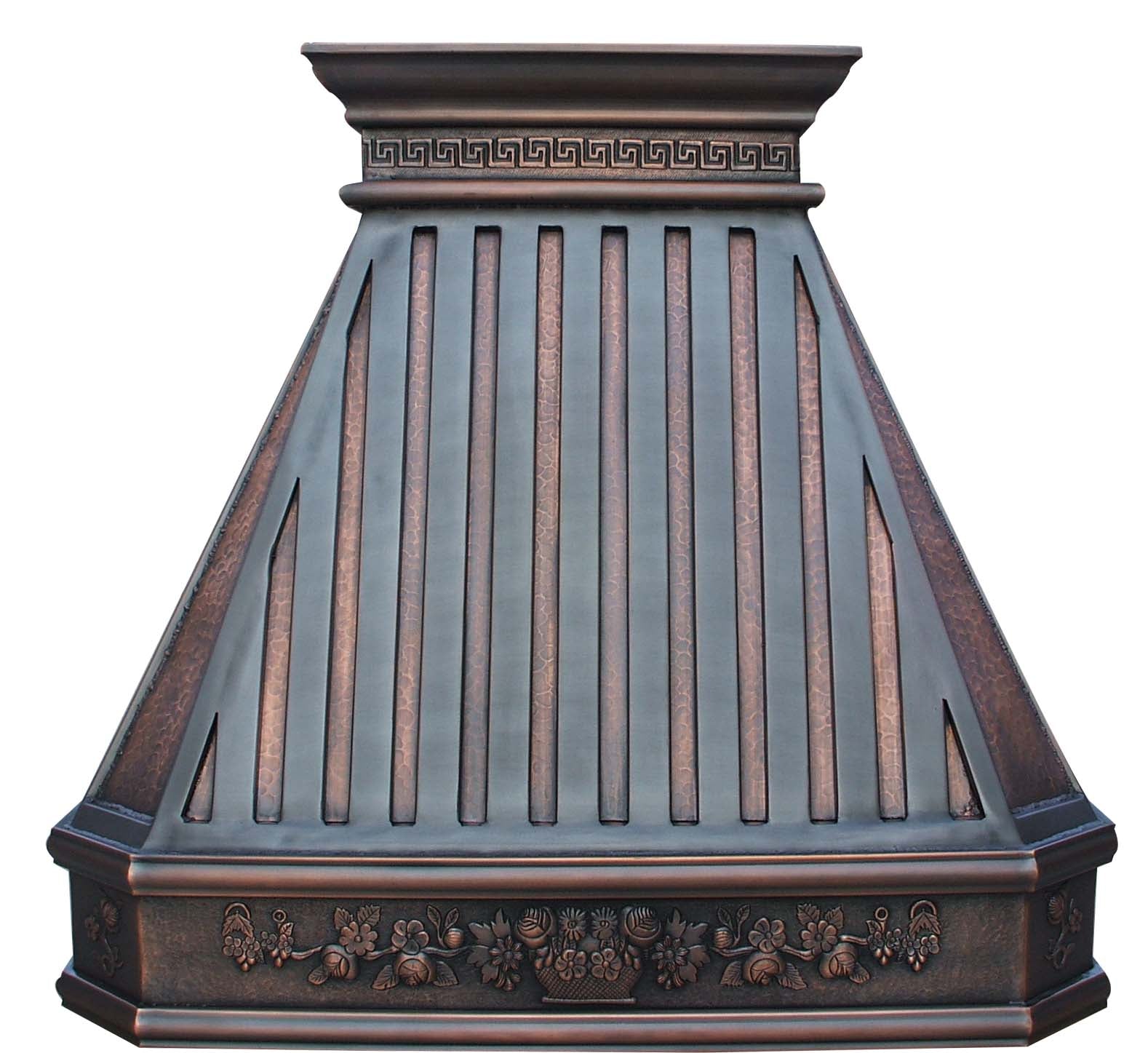 RHM Custom Copper Range Hood - Royalty Style for Elaine | Elegant Kitchen Ventilation for Modern & Classic Homes | Perfect for Cooking, Baking & Entertaining