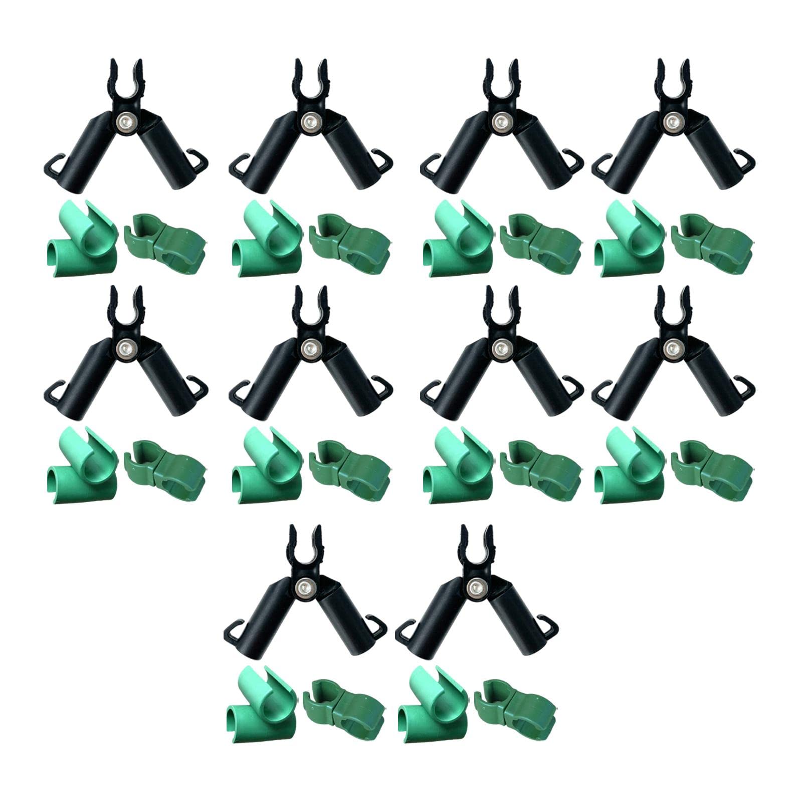 **MagiDeal Greenhouse Connector Kit - 16mm Film Clips & Tube Rod Clamps for Greenhouse Construction | Durable & Weather-Resistant | Perfect for DIY Greenhouse, Garden, and Farm Use**