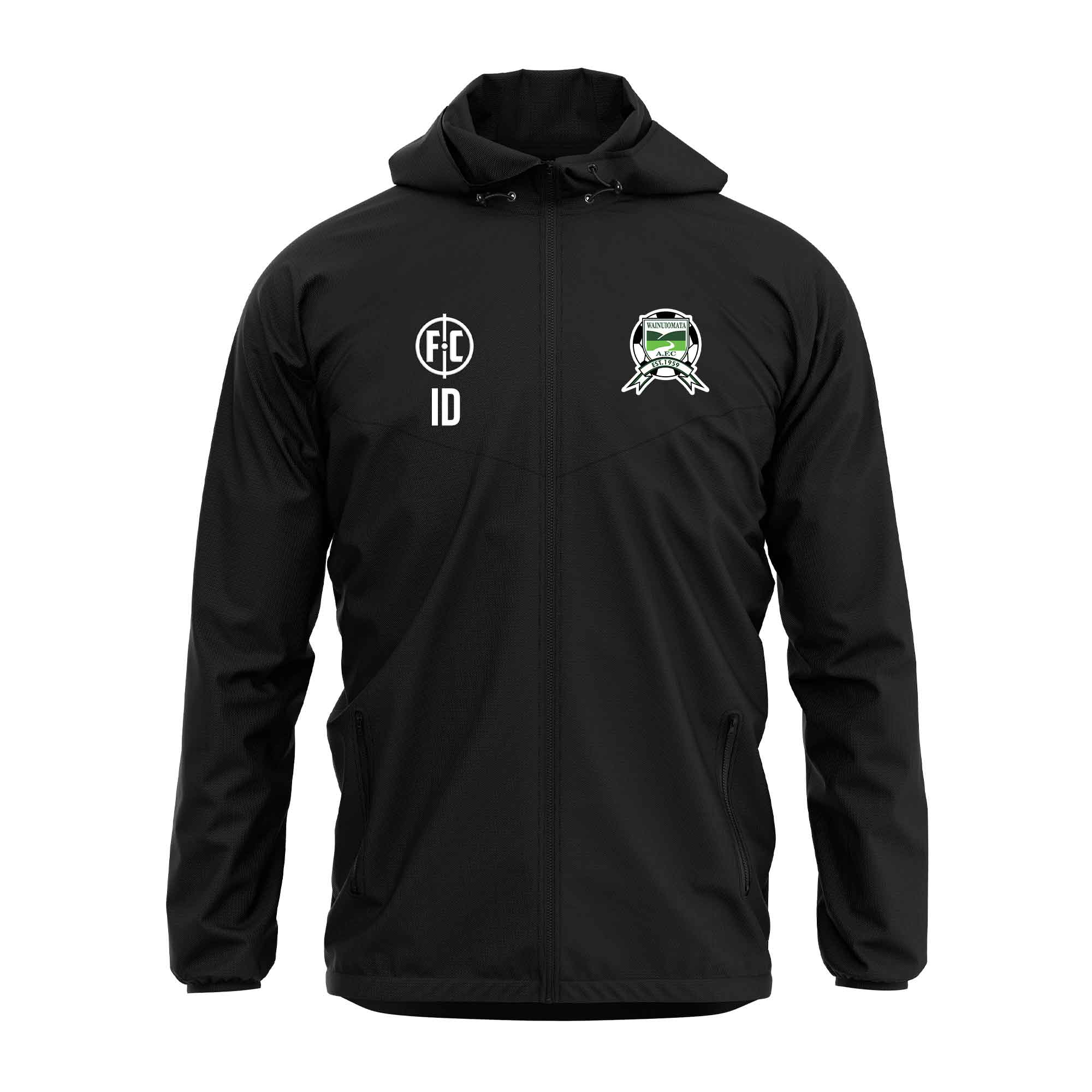 Wainuiomata AFC Shower Jacket - Waterproof Windbreaker for Outdoor Sports & Travel - Perfect for Soccer Fans, Camping, Hiking, and Rainy Days
