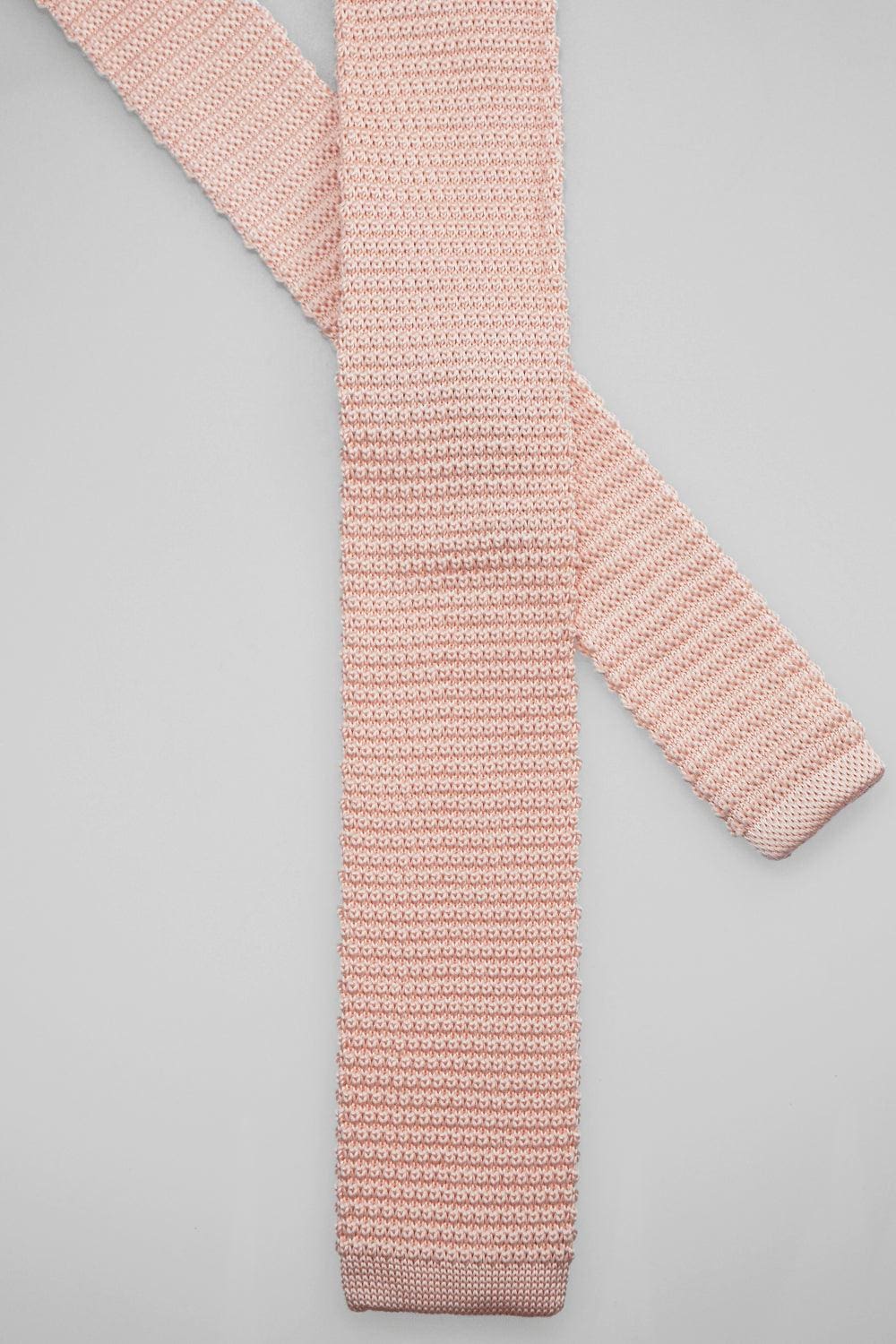 Cavani Men's Knitted Silk Tie and Pocket Square Set - Elegant Formal Accessories for Weddings, Business Meetings & Special Occasions