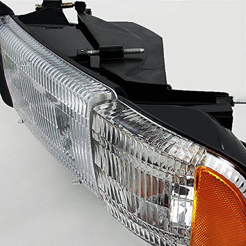 AKKON Replacement Headlights & Tail Lights Combo for 1994-2002 Dodge Ram - Clear & Red Lens Pair Set | Perfect for Off-Roading, Night Driving & Truck Customization