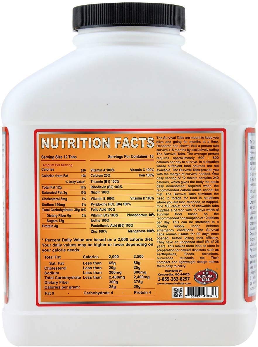 Emergency Survival Food Kit - 15-Day Supply of Chocolate & Nutrient-Rich Bars for Earthquake Preparedness | Perfect for Home, Office & Outdoor Emergency Kits