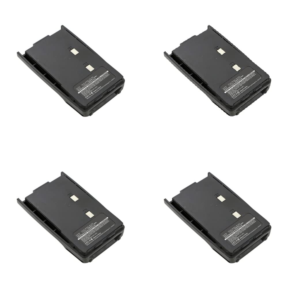Synergy Digital 2-Way Radio Batteries - 4 Pack Ni-MH 7.2V 1100mAh Replacement for HYT BL1202 & TB-66 - Perfect for Business Communication, Construction Sites, and Outdoor Adventures