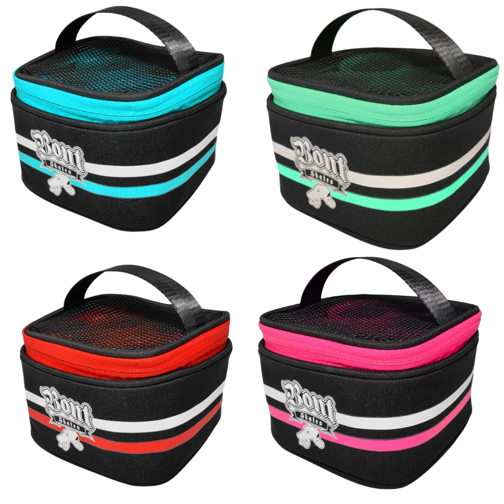 Bont Quad Wheel Carry Bag - Durable Roller Skate Backpack for Skaters - Perfect for Travel, Practice & Competition Gear Storage
