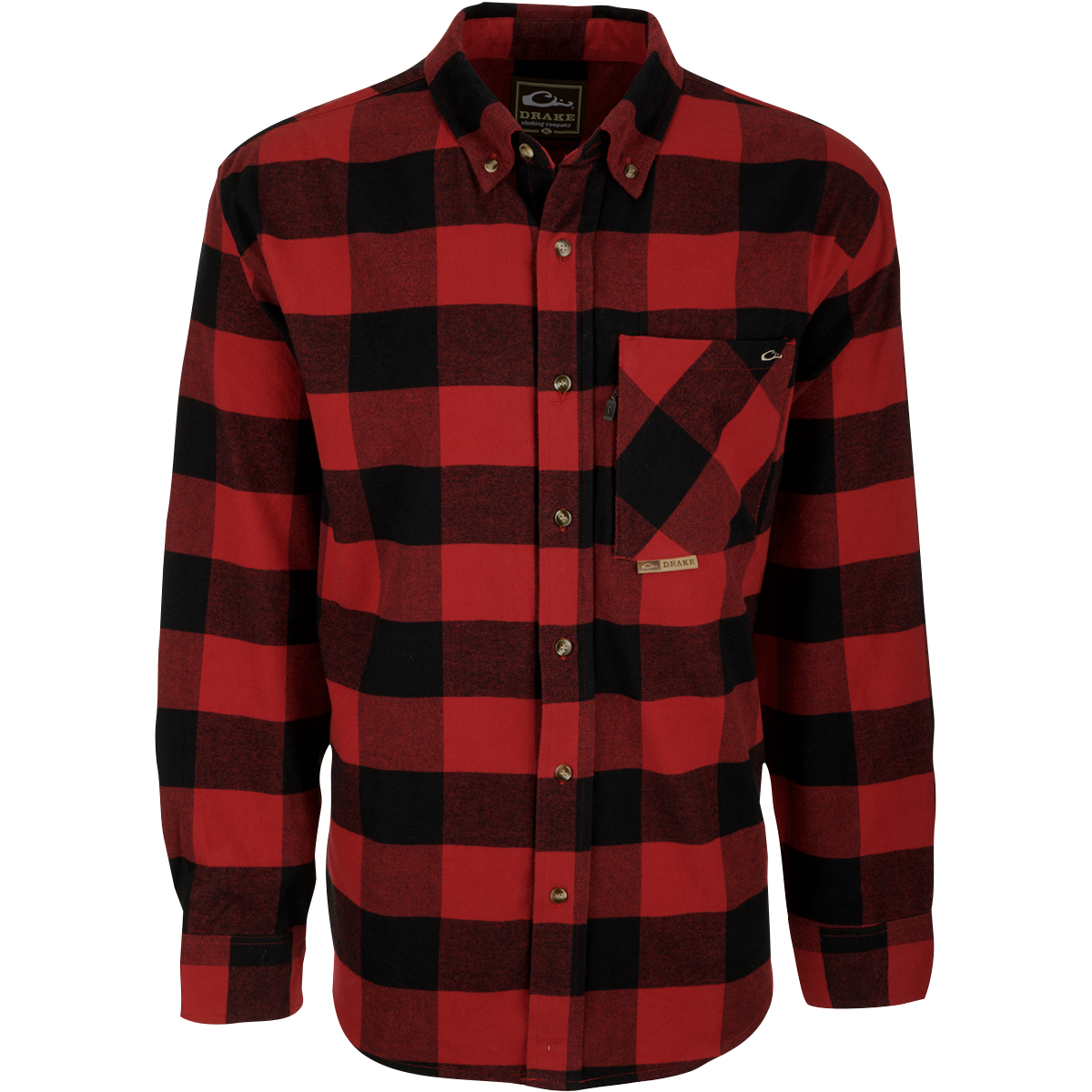 Men's Autumn Brushed Twill Shirt - Soft Flannel Long Sleeve Button Down for Casual Wear & Outdoor Activities