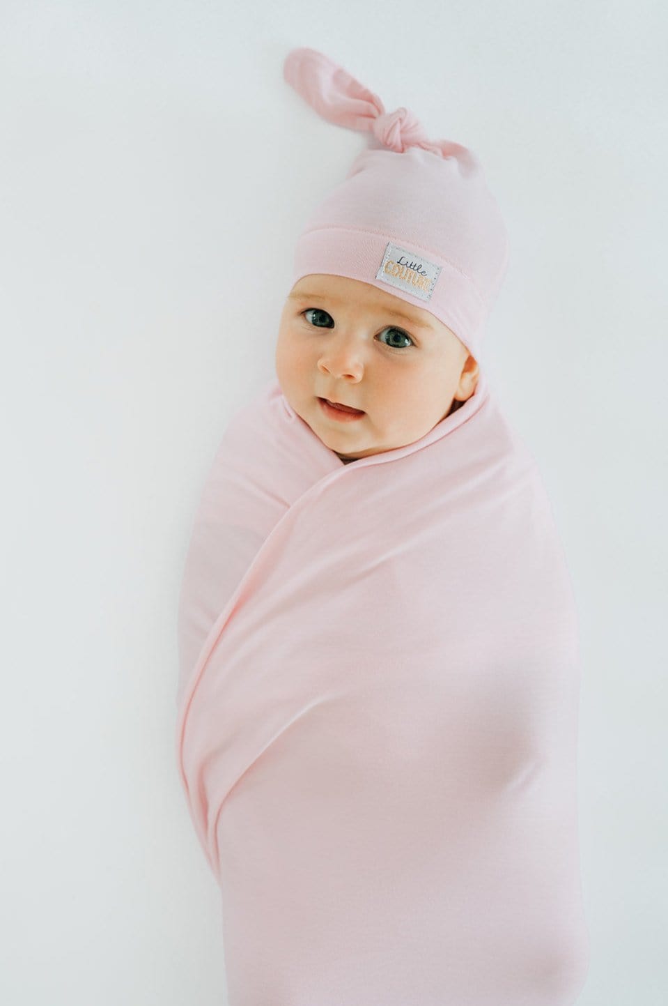 Soft Baby Swaddle Blanket & Hat Set - Pink for Newborns & Infants - Perfect for Sleeping, Swaddling & Photo Shoots