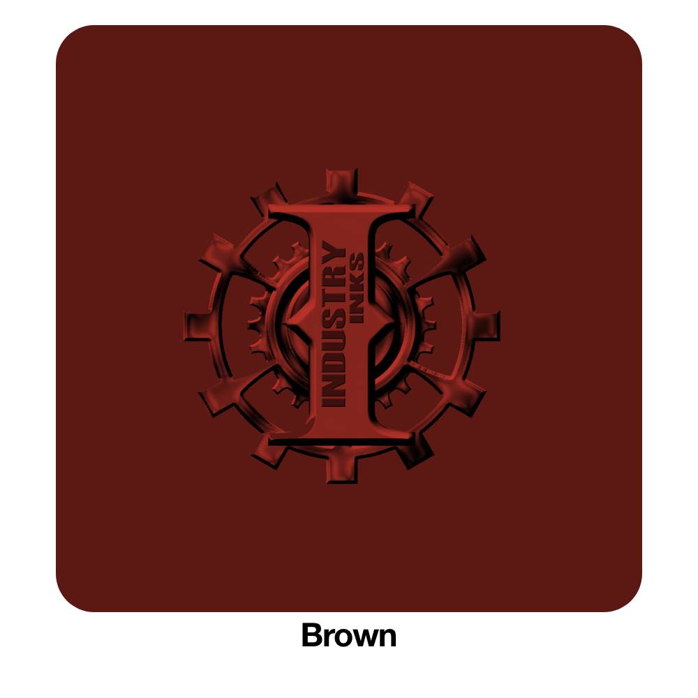 Premium Brown Industrial Inks - Choose Your Size for Screen Printing, Fabric Dyeing & DIY Crafts