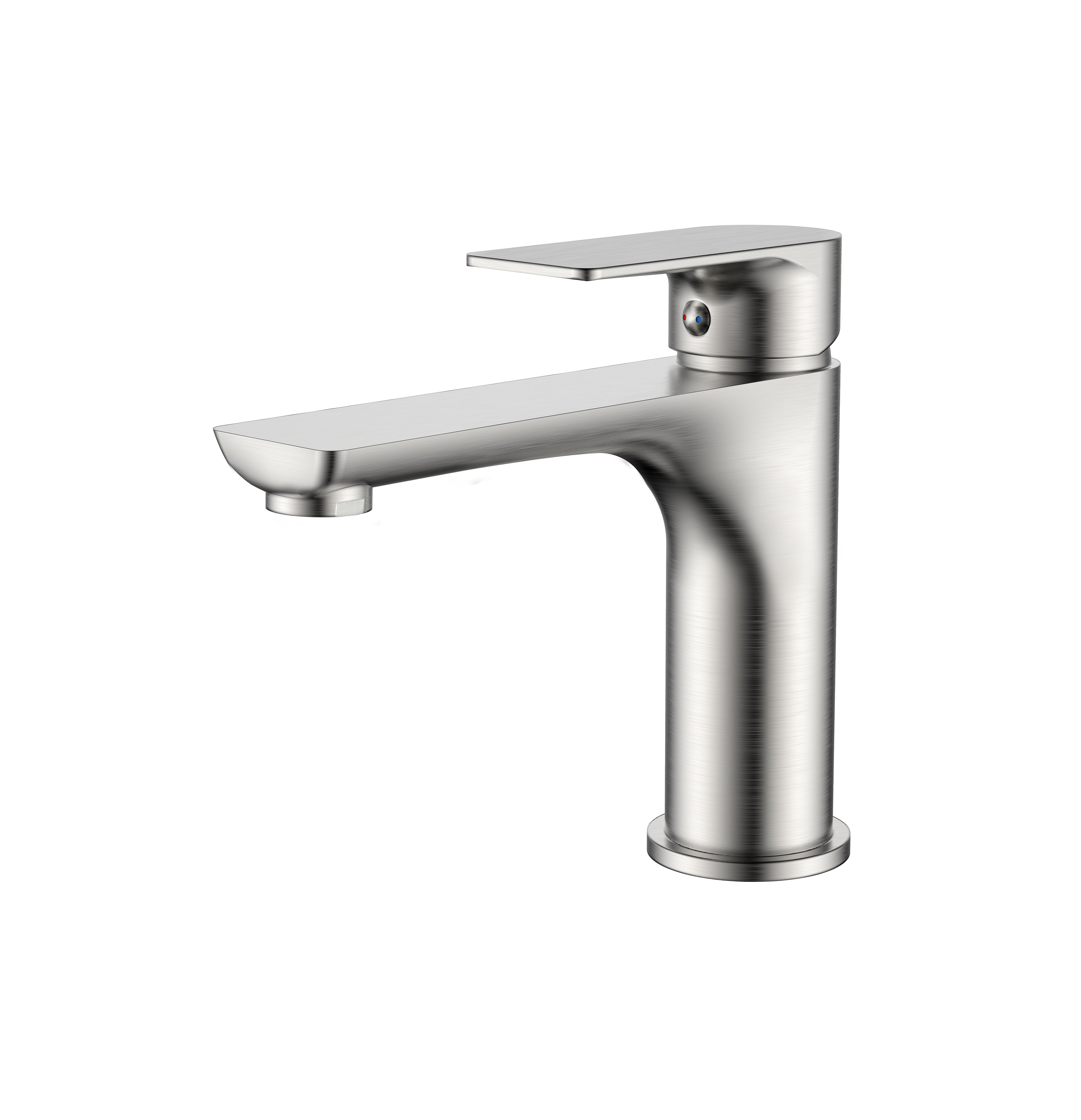 DAX 8108A Single Handle Bathroom Faucet - Modern Chrome Finish for Sink Vanity - Perfect for Home, Hotel & Commercial Use