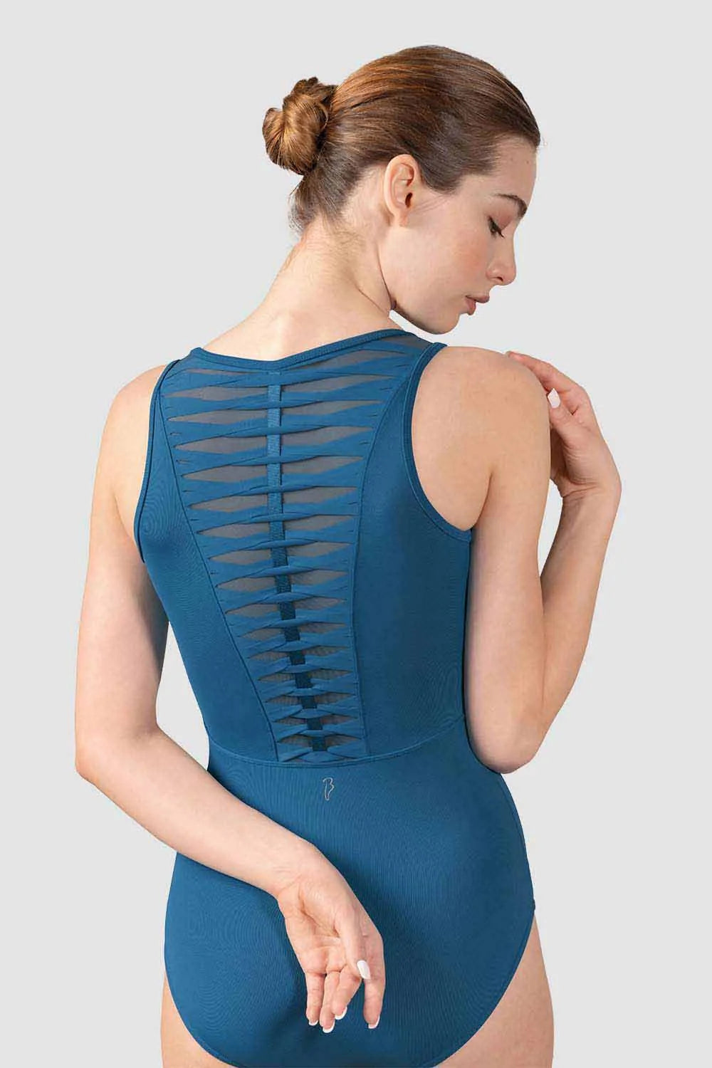 Bloch Women's Peacock Elosia Tank Leotard - Dance, Ballet, Gymnastics & Performance Wear