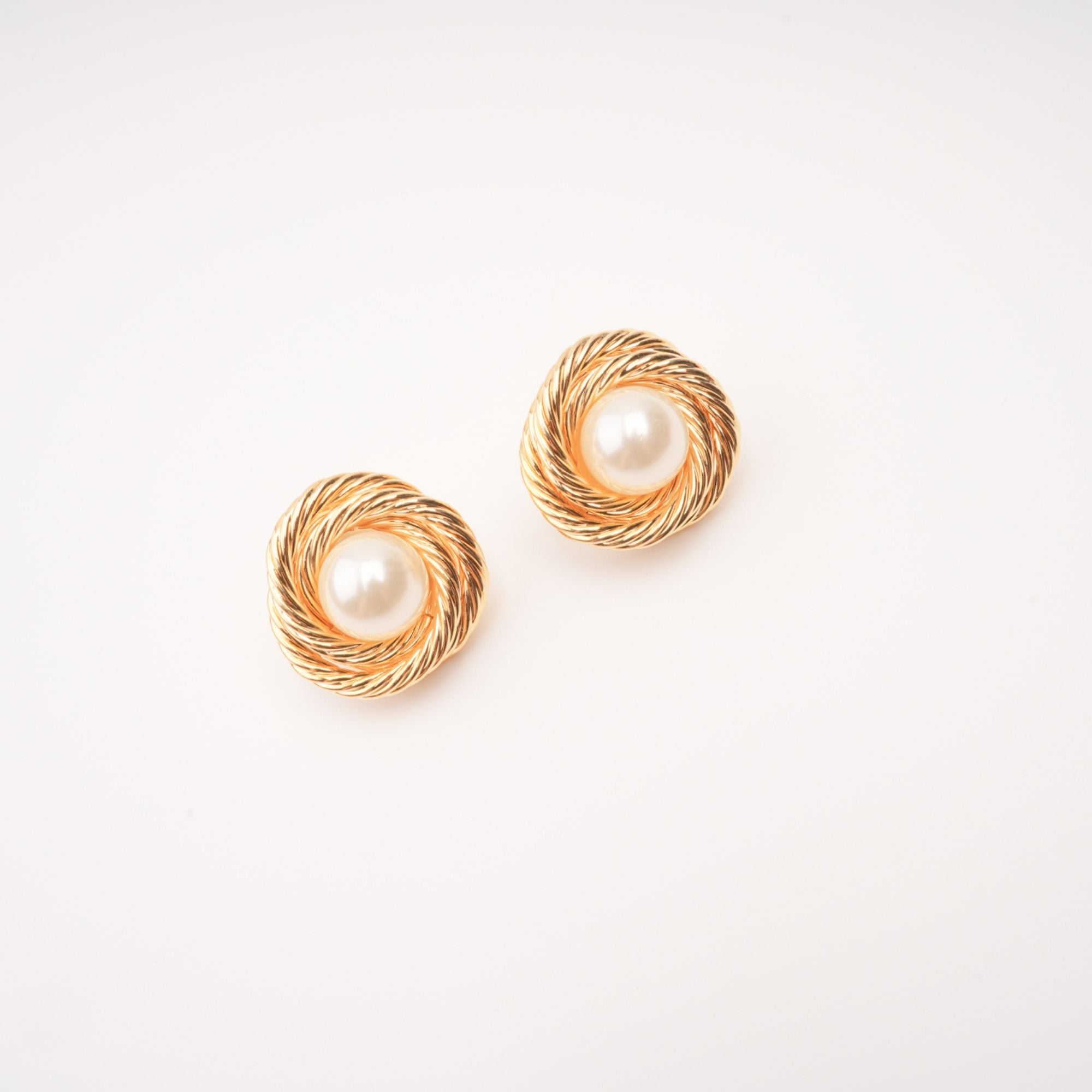 Chloe Gold Plated Faux Pearl Earrings for Women - Elegant Dangle Drop Earrings for Party, Wedding & Special Occasions