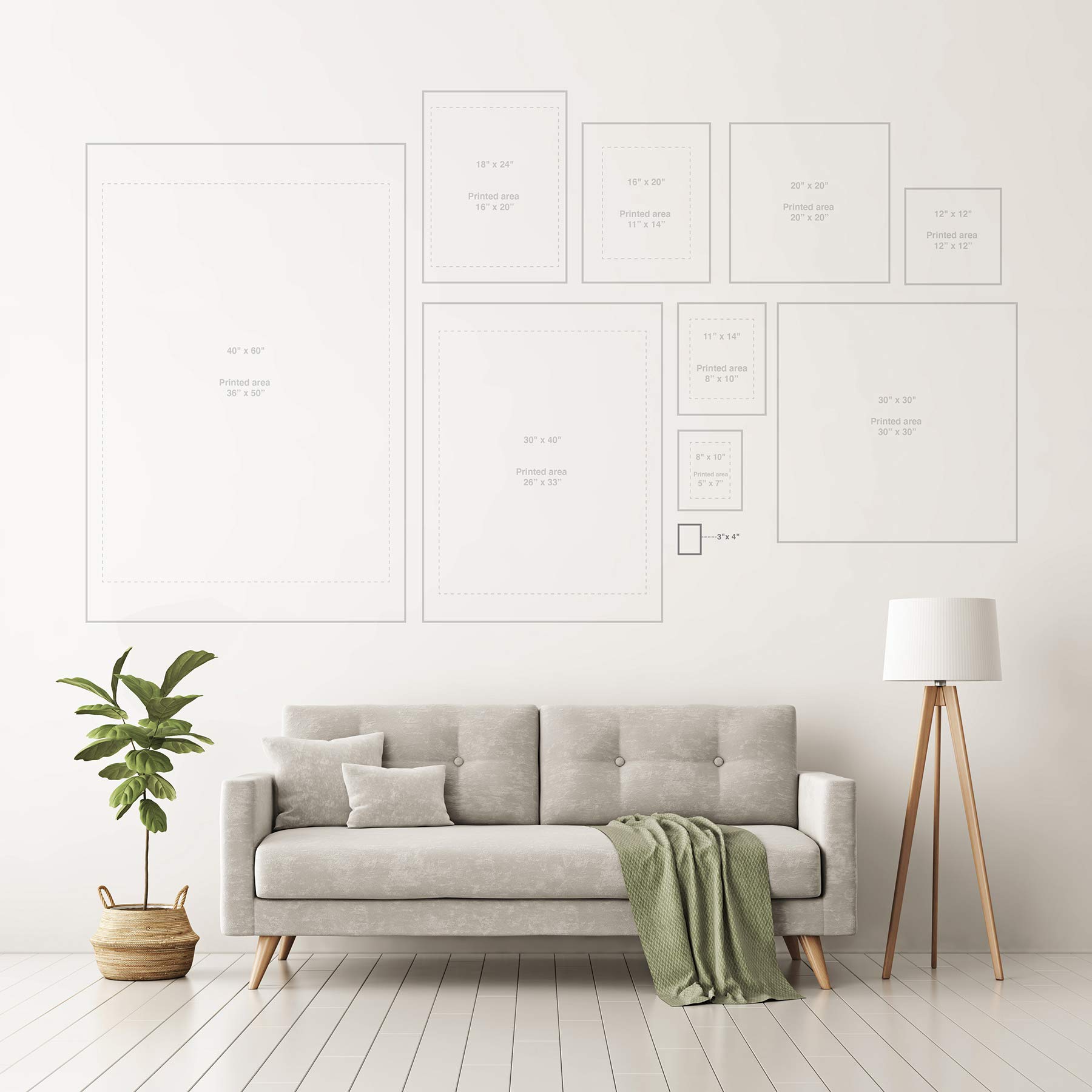 Elisabeth Fredriksson Pretty Coffee Cups 3 Mini Art Print - Maple Framed Wall Decor for Kitchen, Dining Room & Office | Unique Scandinavian Home Decor Gift