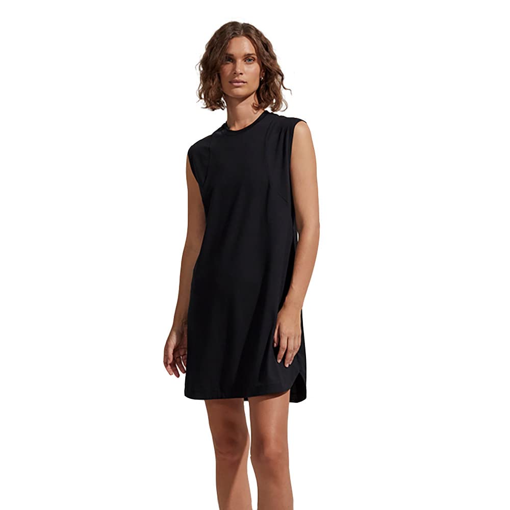 Varley Naples Dress for Women - Black XS | Elegant Casual Summer Dress for Beach, Vacation & Everyday Wear