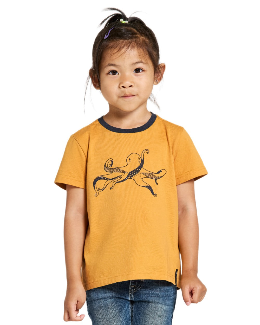 Didriksons Mynta Logo T-Shirt for Kids - Comfortable Cotton Tee for Boys & Girls - Perfect for School, Play & Everyday Wear