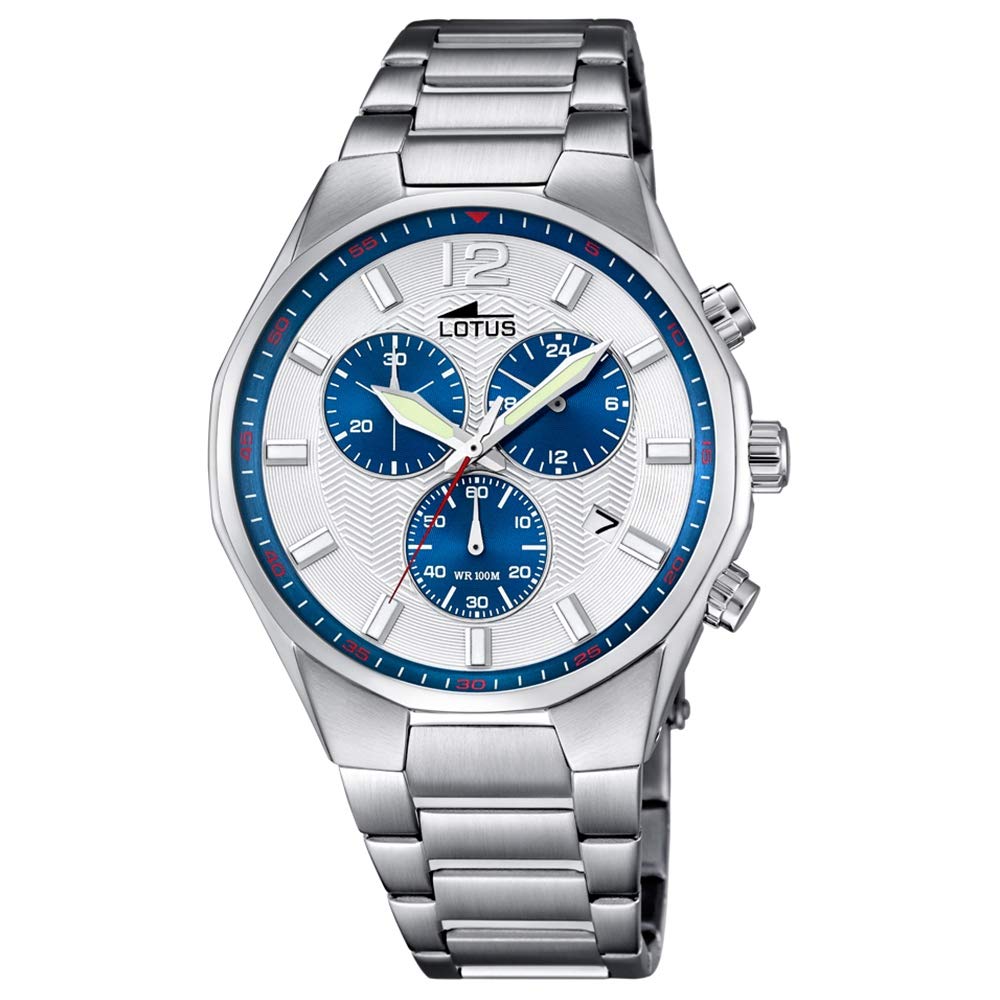Lotus Chrono 10125/5 Men's Quartz Watch - Stylish & Durable Timepiece for Business, Casual & Outdoor Activities