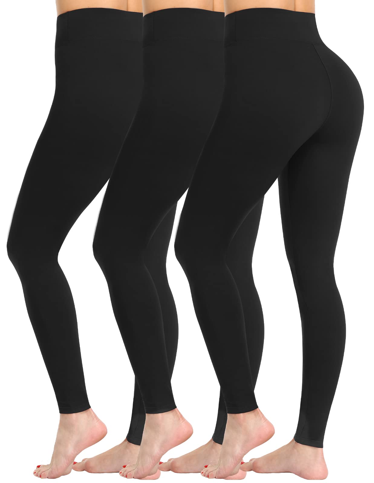 ZENEX High Waisted Yoga Pants for Women - Ultra Soft Workout Leggings, Athletic Running Tights for Gym & Lounge - Regular & Plus Size - Perfect for Yoga, Pilates, and Everyday Wear