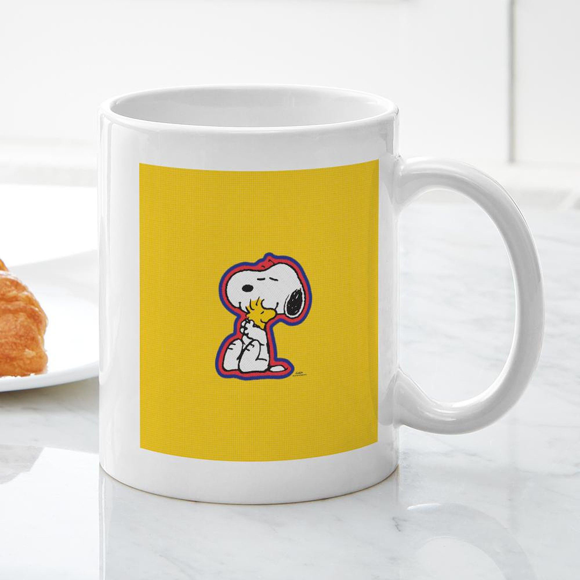 Peanuts Snoopy 11 oz Ceramic Coffee Mug (325 ml) - Perfect for Hot & Cold Drinks, Office, Home, and Gifts - CafePress
