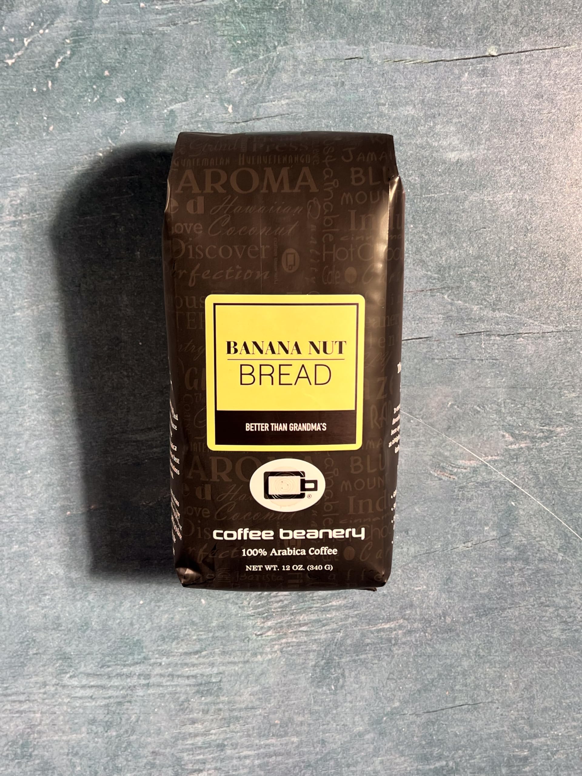 Premium Banana Nut Bread Flavored Arabica Coffee - Medium Roast Ground Coffee (12oz Bag) - Perfect for Breakfast, Afternoon Tea & Gift Giving