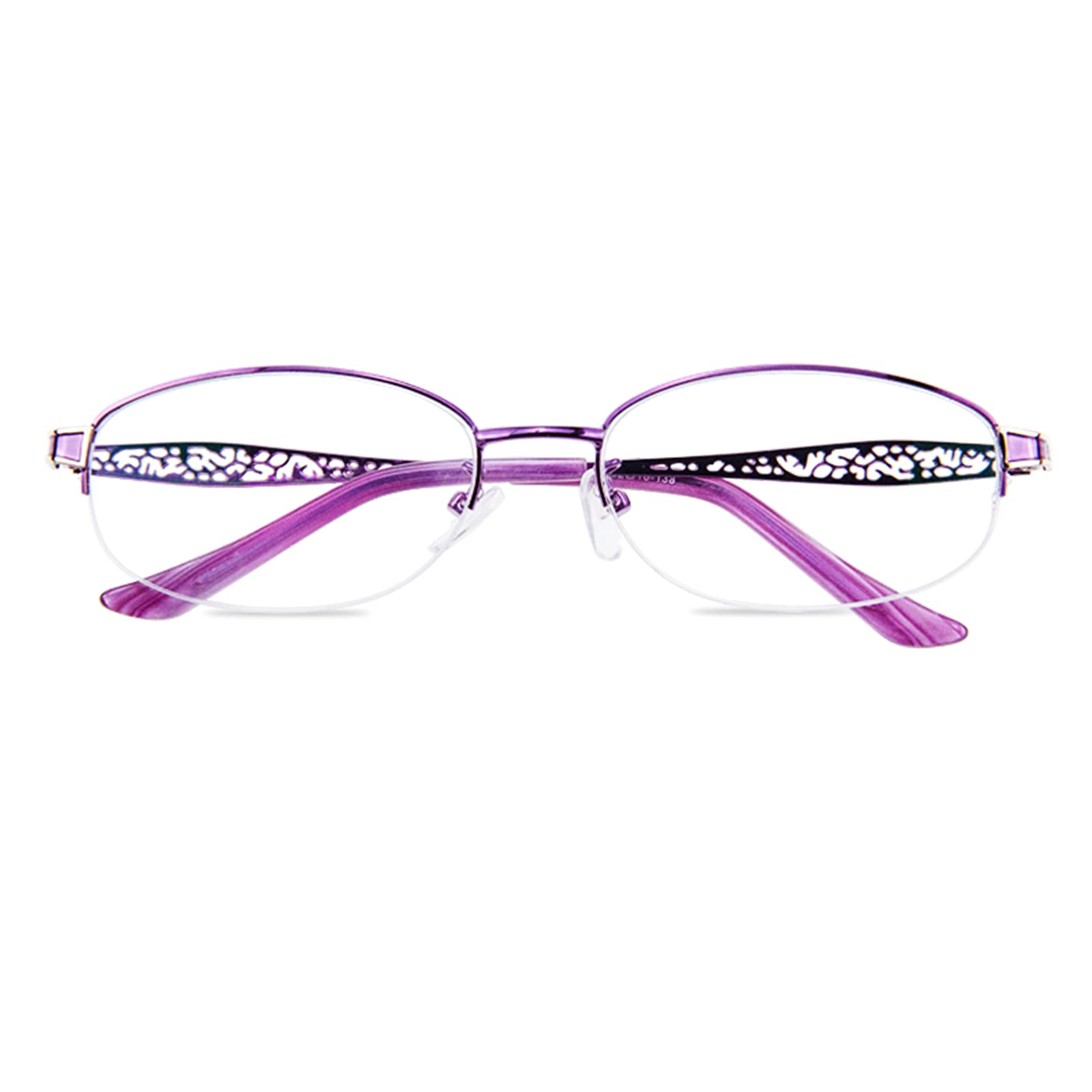 Blue Light Blocking Reading Glasses for Women & Men - Anti Glare Computer Glasses with Spring Hinges - Reduce Eye Strain for Work, Gaming & Screen Time