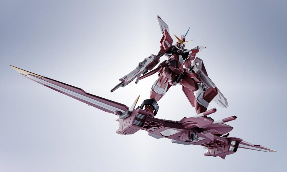 Bandai Metal Robot Spirits Gundam Seed Justice Gundam Action Figure - High-Quality Collectible Model Kit for Anime Fans | Perfect for Display, Gifts & Anime Collections