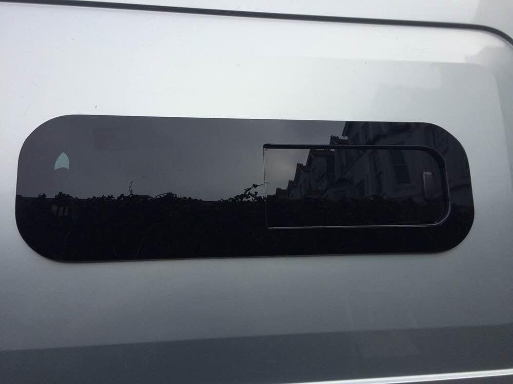 AM Auto Universal Fit Driver Side Half Slider Screened Window 9.4H x 30.7W - Perfect for Trucks & SUVs to Keep Bugs Out While Driving