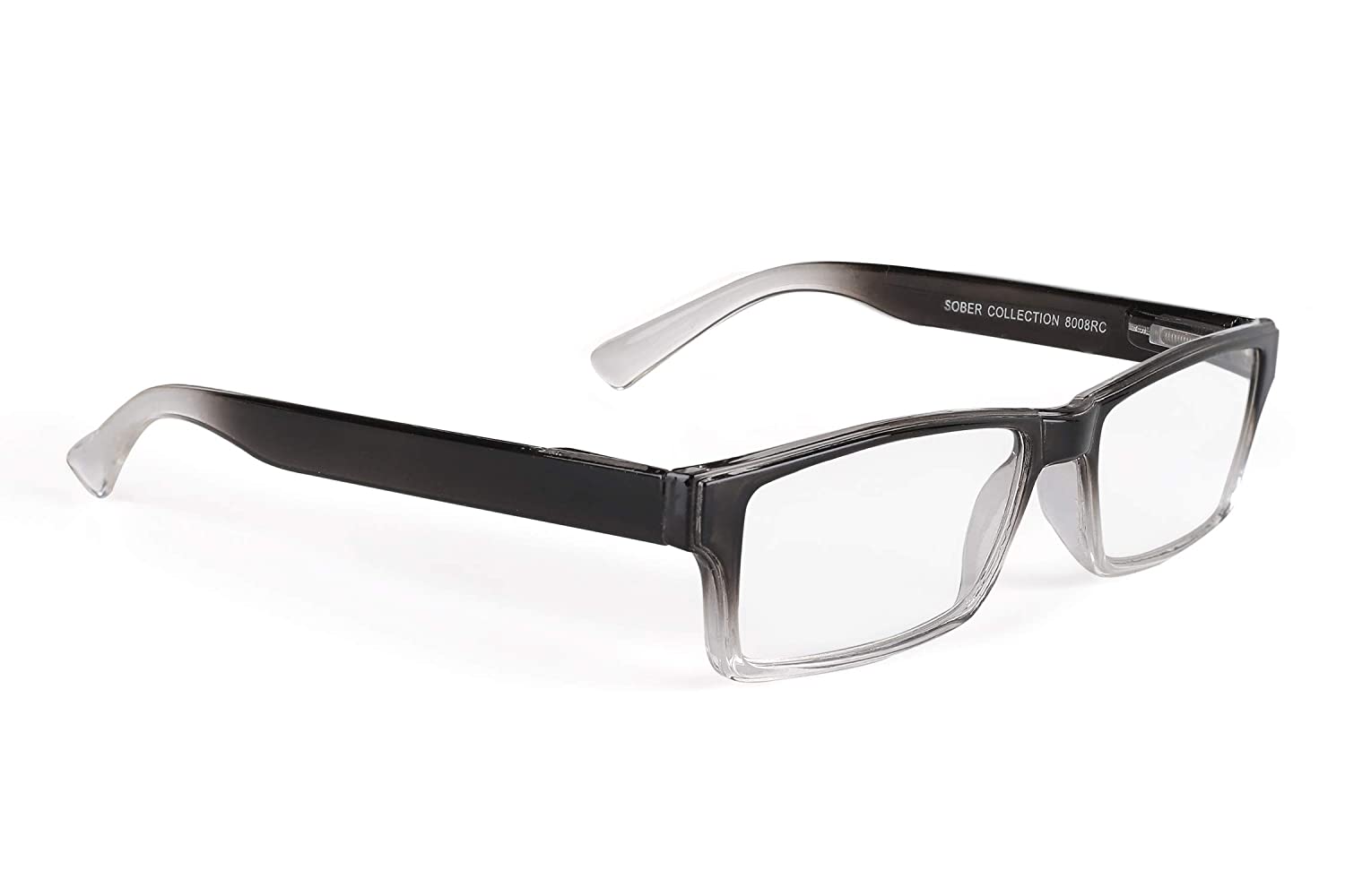 Blue Light Blocking Rectangle Computer Glasses for Men - Anti Eye Strain, UV Protection - Perfect for Gaming, Office Work & Screen Time
