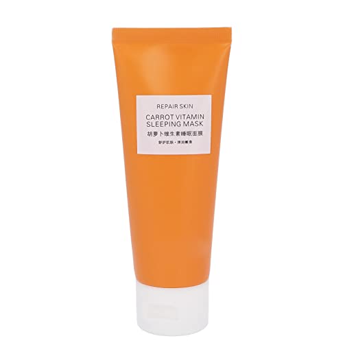 Carrot Vitamin Sleeping Mask for Skin Repair - Hydrating & Moisturizing Night Face Mask to Improve Skin Muscle Density - Perfect for Nighttime Skin Care Routine & Relaxation