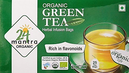 Organic Green Tea Bags - 37.5g (25 Count) | Premium Loose Leaf Tea Alternative | Perfect for Relaxation, Detox & Weight Loss | Morning Boost or Evening Unwind
