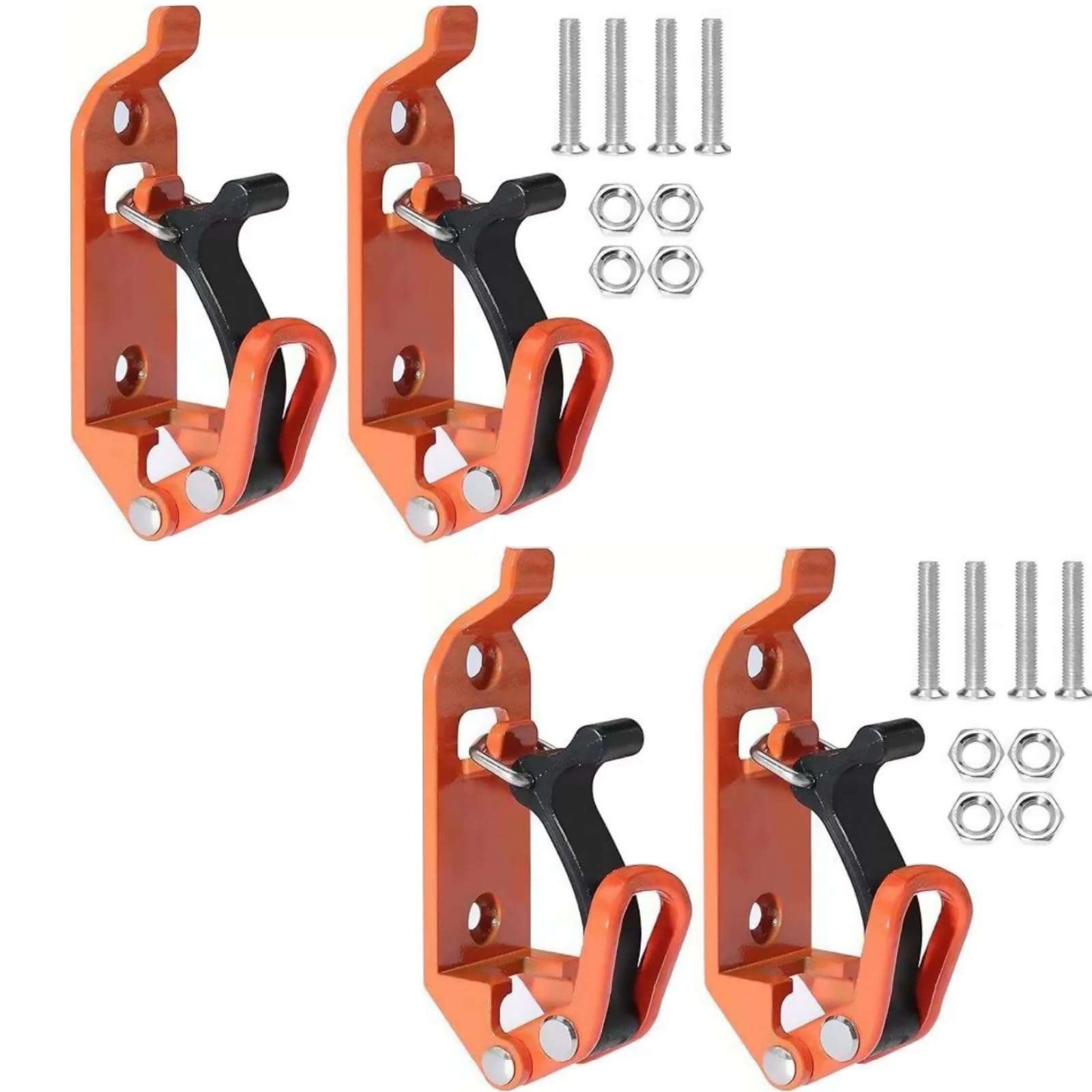 NATEFEMIN 4Pcs Quick Release Shovel and Axe Mount Holder Kit for Roof Rack - Heavy Duty Car Truck Boat Accessories - Perfect for Off-Roading, Camping & Outdoor Adventures