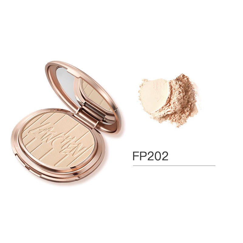 LANCHEN Soft Focus Velvet Matte Pressed Powder - Oil Control & Pore Minimizing Face Powder for Flawless Makeup | Perfect for Daily Wear & Touch-Ups