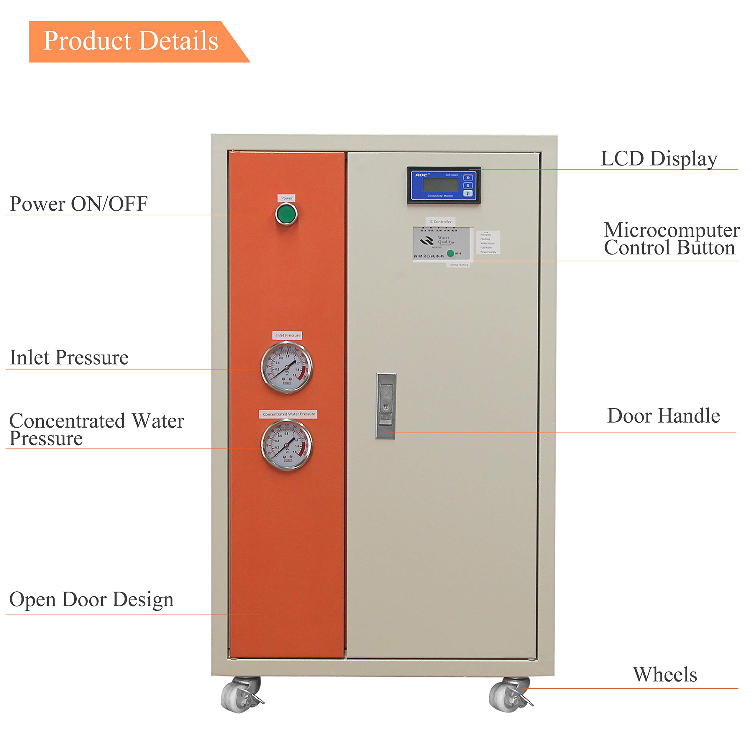 Lab Ultra Pure Water Equipment 10L/h with Resistivity Display for Research Labs