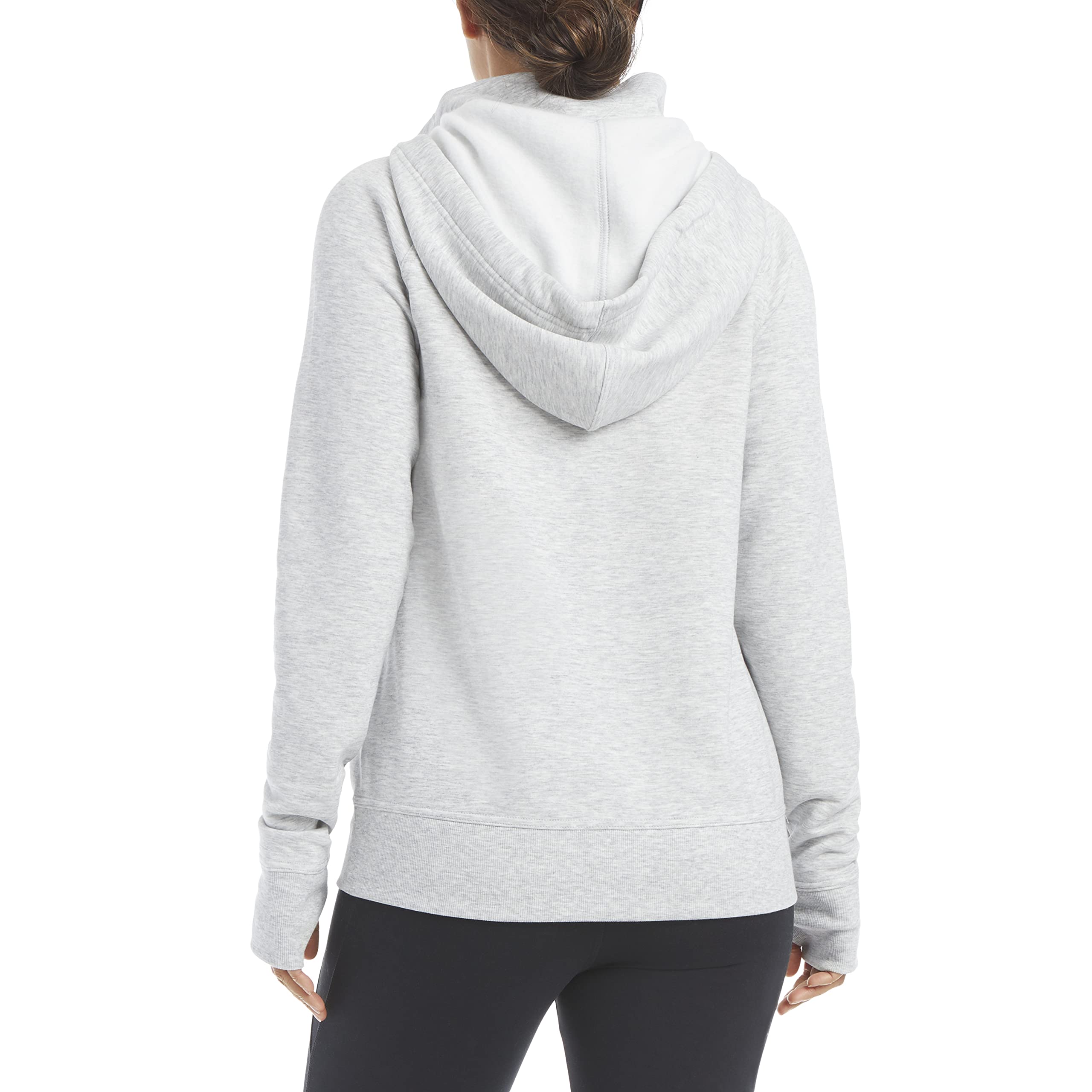 Jockey Women's Cozy Fleece Hooded Active Jacket - Lightweight Warm Winter Pullover for Running, Hiking & Outdoor Activities