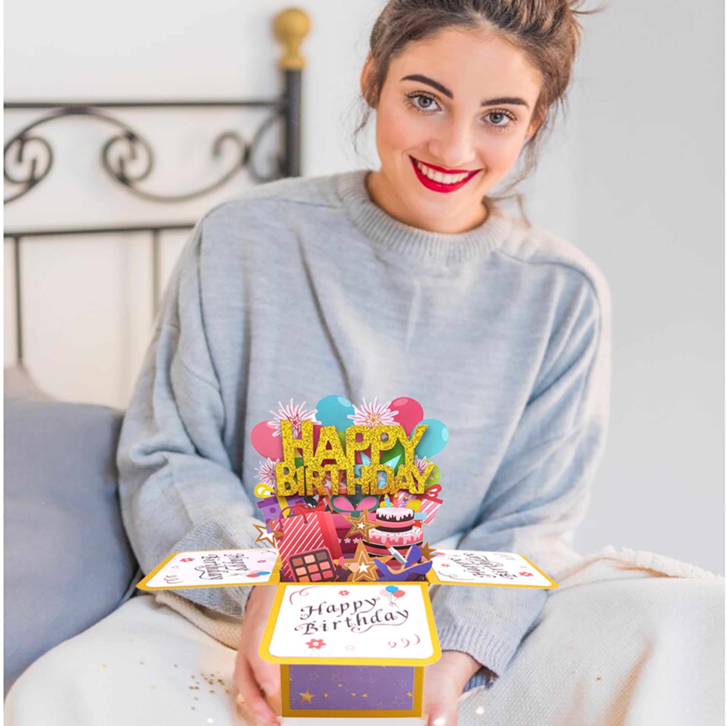 Funny 3D Pop Up Birthday Card for Women & Men - Unique Birthday Gift Idea for Daughter, Niece, Girls & Boys | Perfect for Parties, Celebrations & Surprises
