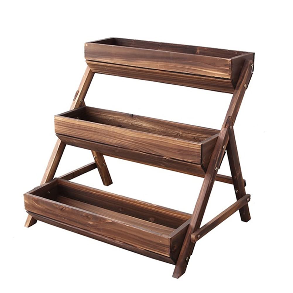 Etlegor Vertical Raised Garden Bed - Elevated Freestanding Herb Planter Box with 3 Containers for Growing Vegetables, Strawberries & Flowers | Perfect for Outdoor & Indoor Gardening, Patio, Balcony & Small Spaces