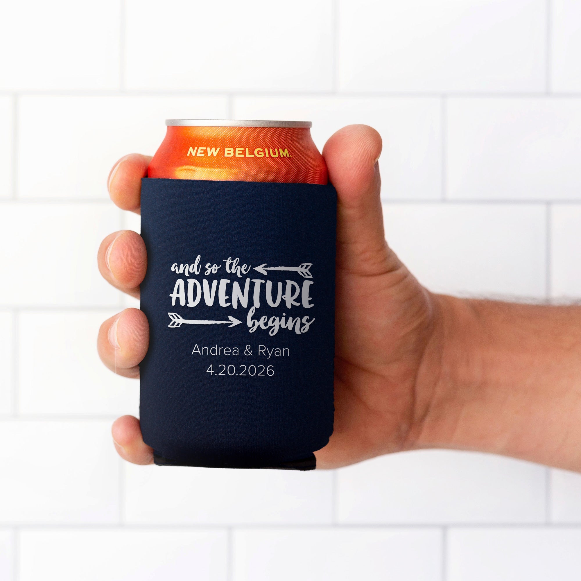 Personalized Collapsible Drink Sleeve - Custom Insulated Coffee Cup Holder with Many Designs - Perfect for Travel, Office & Outdoor Activities