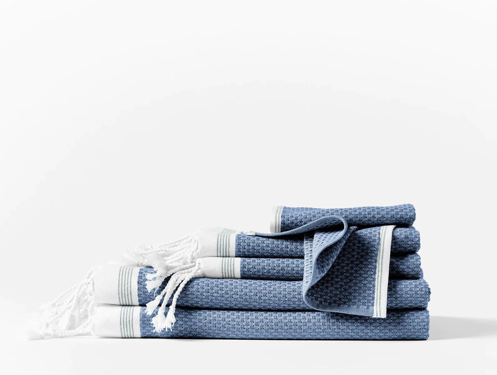 Premium Organic Cotton Mediterranean Beach Towels - Soft, Absorbent & Quick-Drying - Perfect for Pool, Beach, Vacation & Spa Use