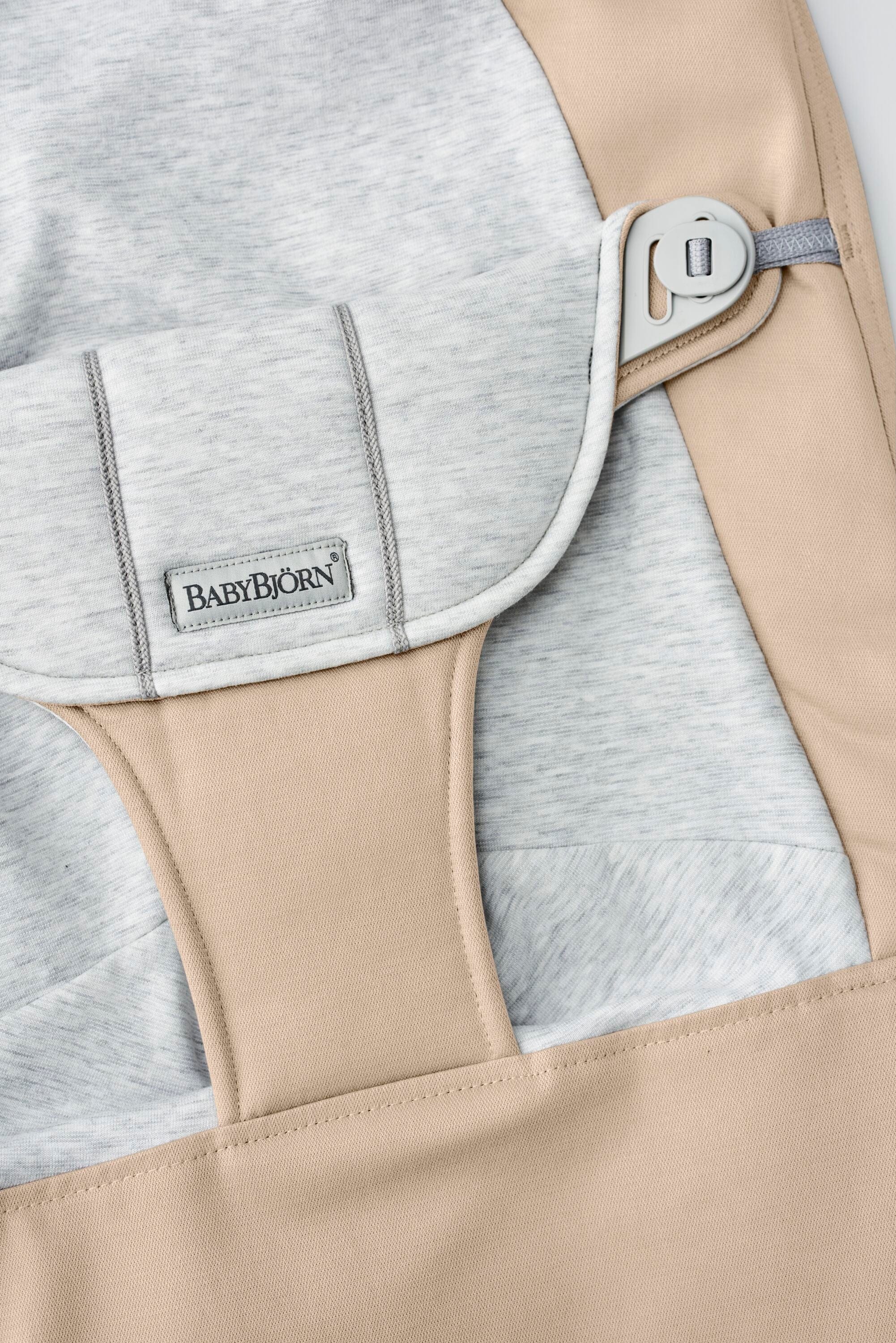 BabyBjorn Bouncer Balance Soft - Premium Cotton & Jersey Baby Bouncer Seat for Newborns to Toddlers - Perfect for Soothing, Playtime & Hands-Free Parenting at Home