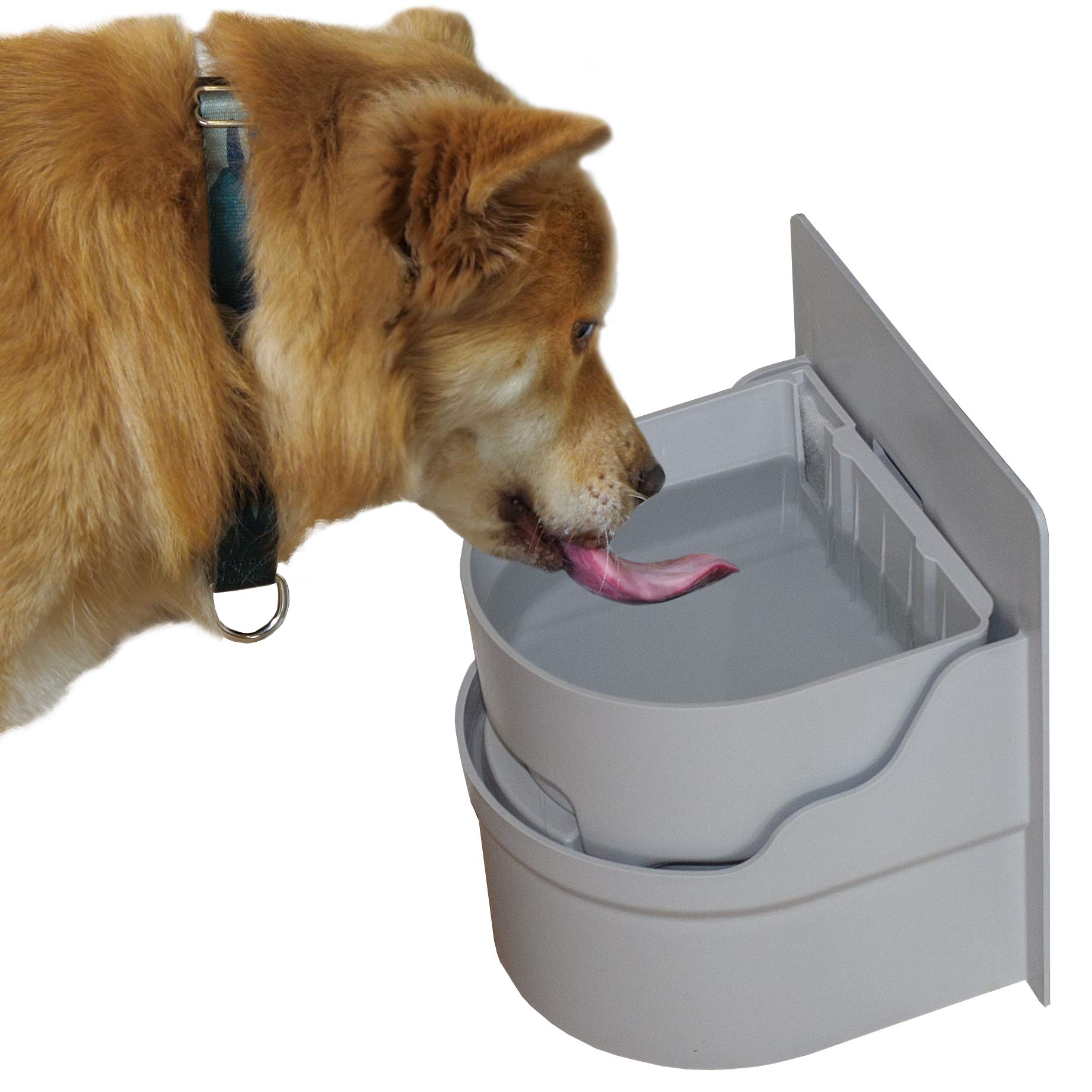 Automatic Pet Water Dispenser - Cabinet Mounted Dog & Cat Water Bowl for Continuous Fresh Water - Perfect for Home, Office, or Travel Use