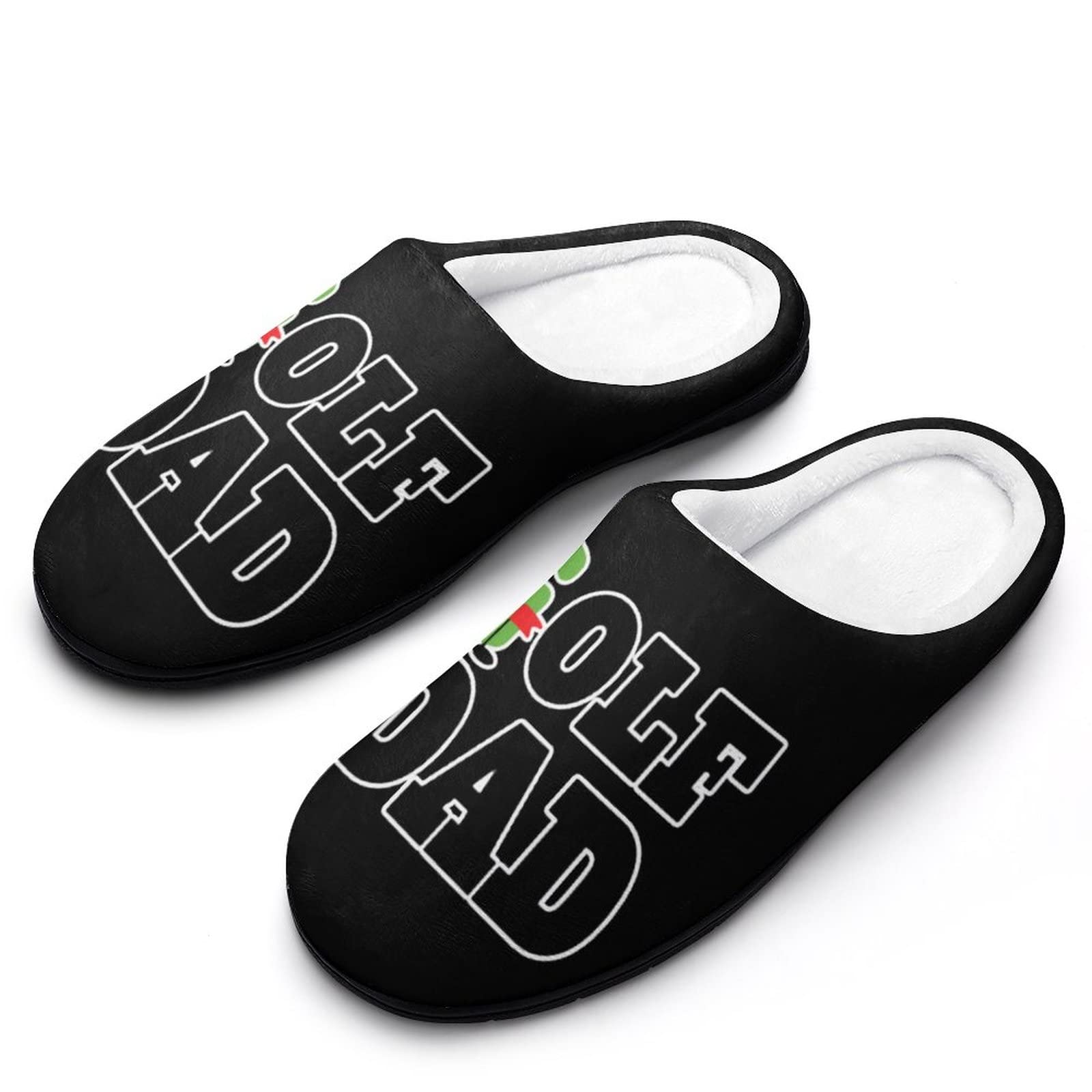 Men's Lightweight Anti-Skid Cotton Slippers - Comfortable House Shoes for Golf Dads - Indoor, Outdoor & Spa Use - Perfect for Lounging, Backyard Relaxation & Spa Days