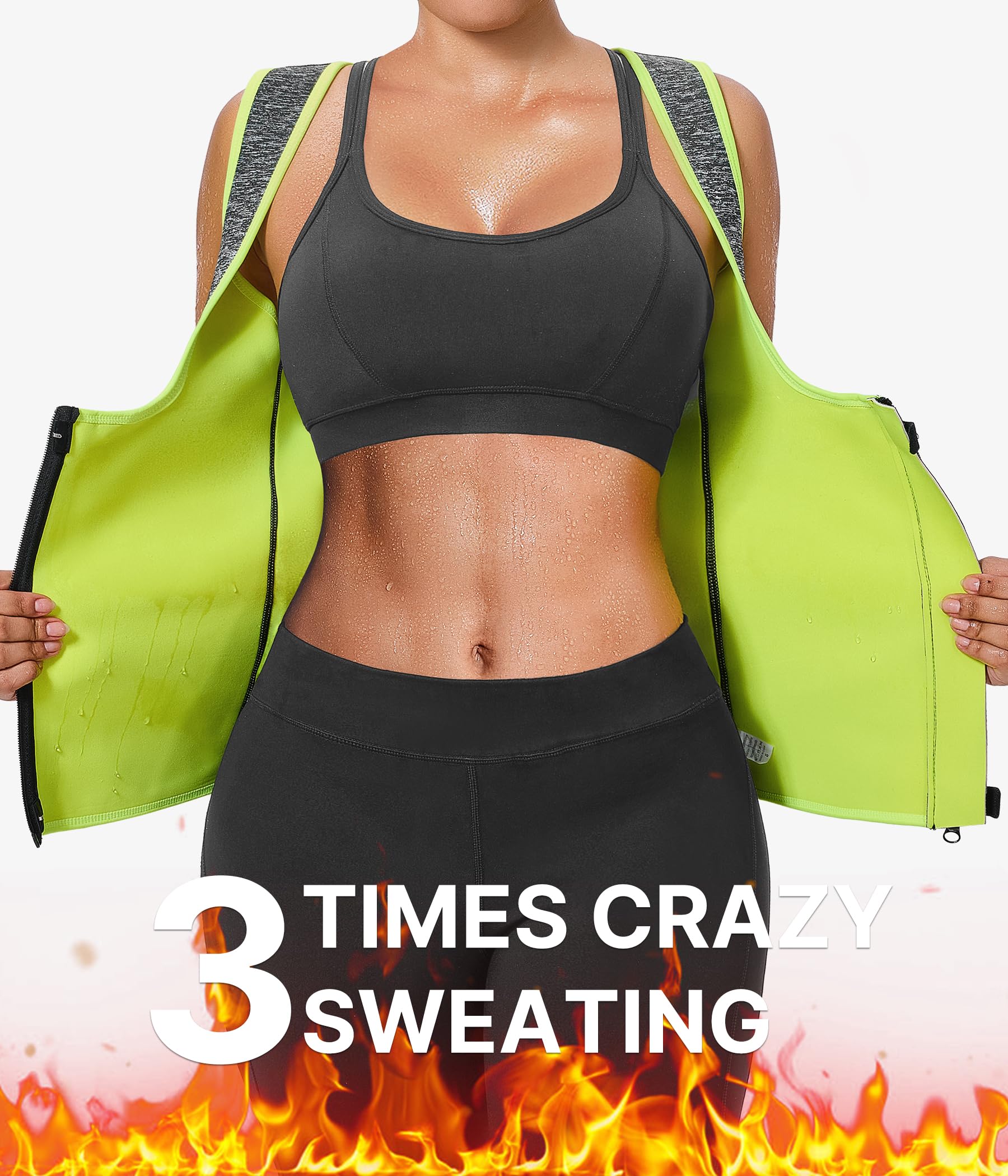 Women's Sauna Suit for Weight Loss - Sweat Workout Body Shaper for Women - Perfect for Gym, Running & Detox