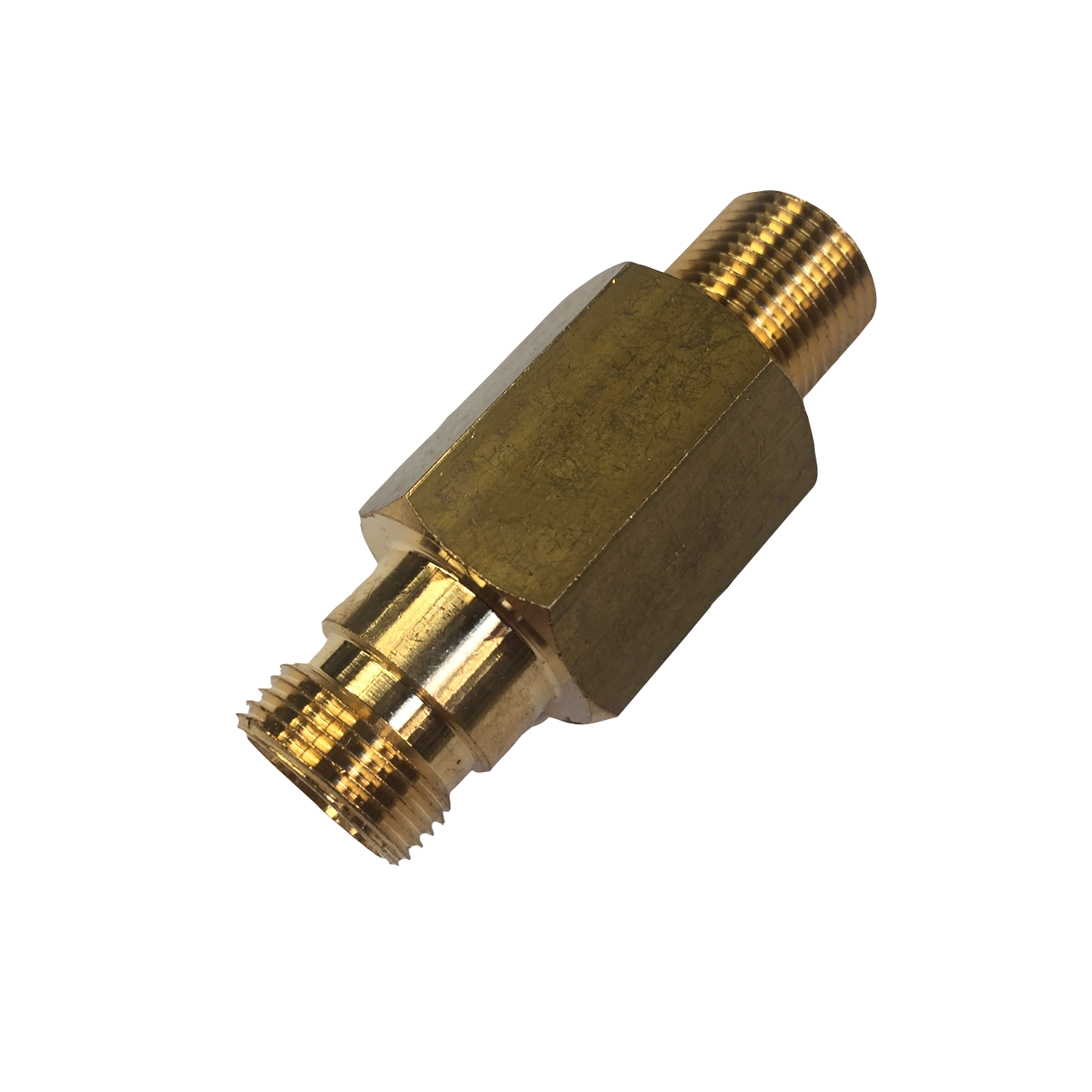 BE 5225417.01AL Water Steam Tap Connection Fitting - Brass Plumbing Adapter for Kitchen Sink, Washing Machine & Dishwasher Installation