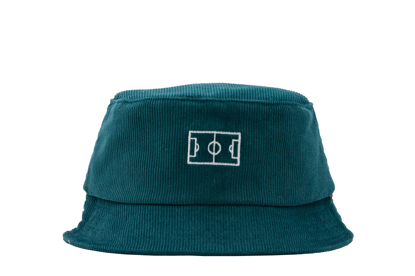 Goiaba E.C. Corduroy Bucket Hat for Men & Women - Vintage Style Bottle Green Outdoor Sun Hat for Hiking, Beach, and Casual Wear