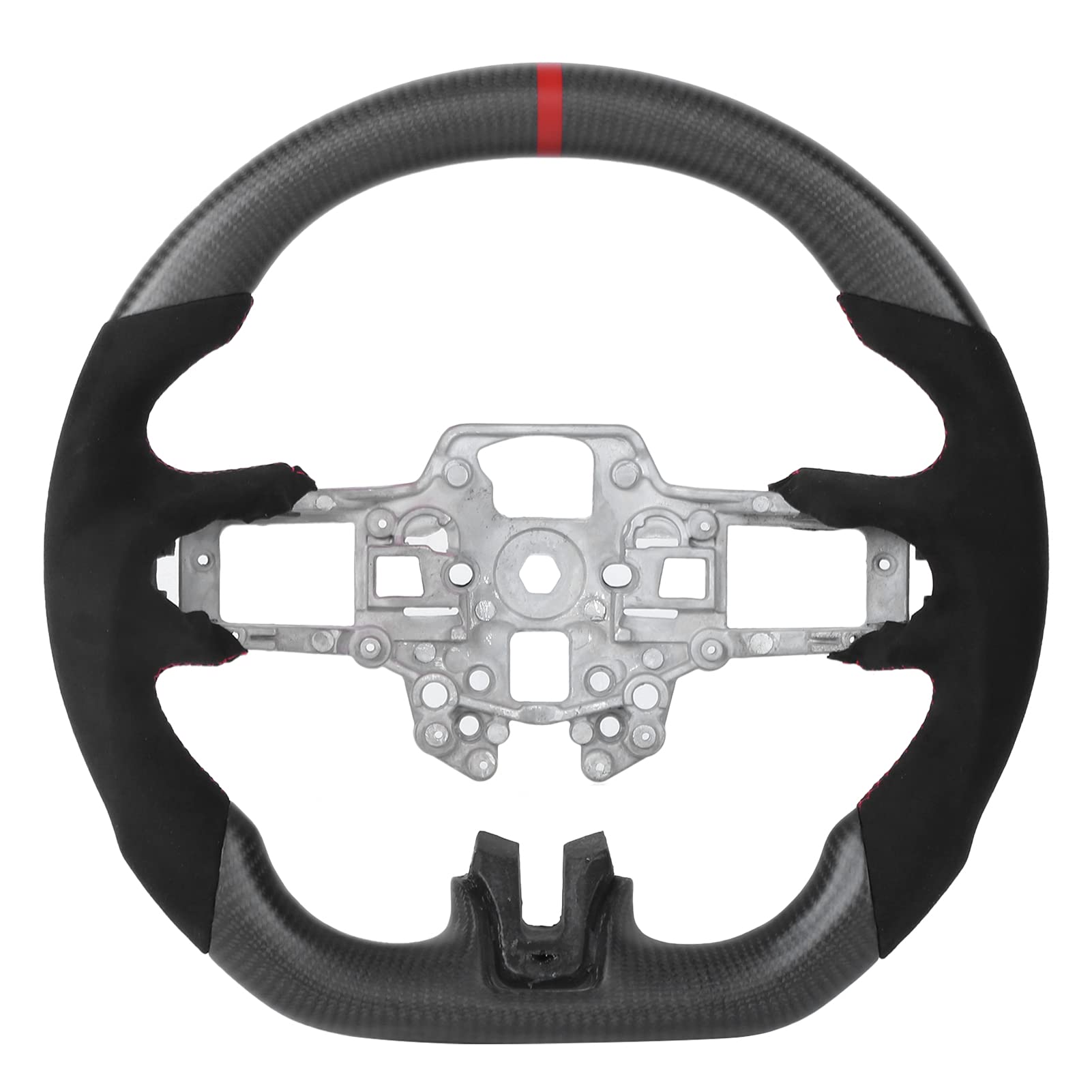 Custom Carbon Fiber Steering Wheel for Ford Mustang EcoBoost GT Shelby GT350/GT350R 2018-2020 - High-Performance Steering Wheel Replacement & Modification Accessory - Perfect for Racing, Track Days & Car Enthusiasts