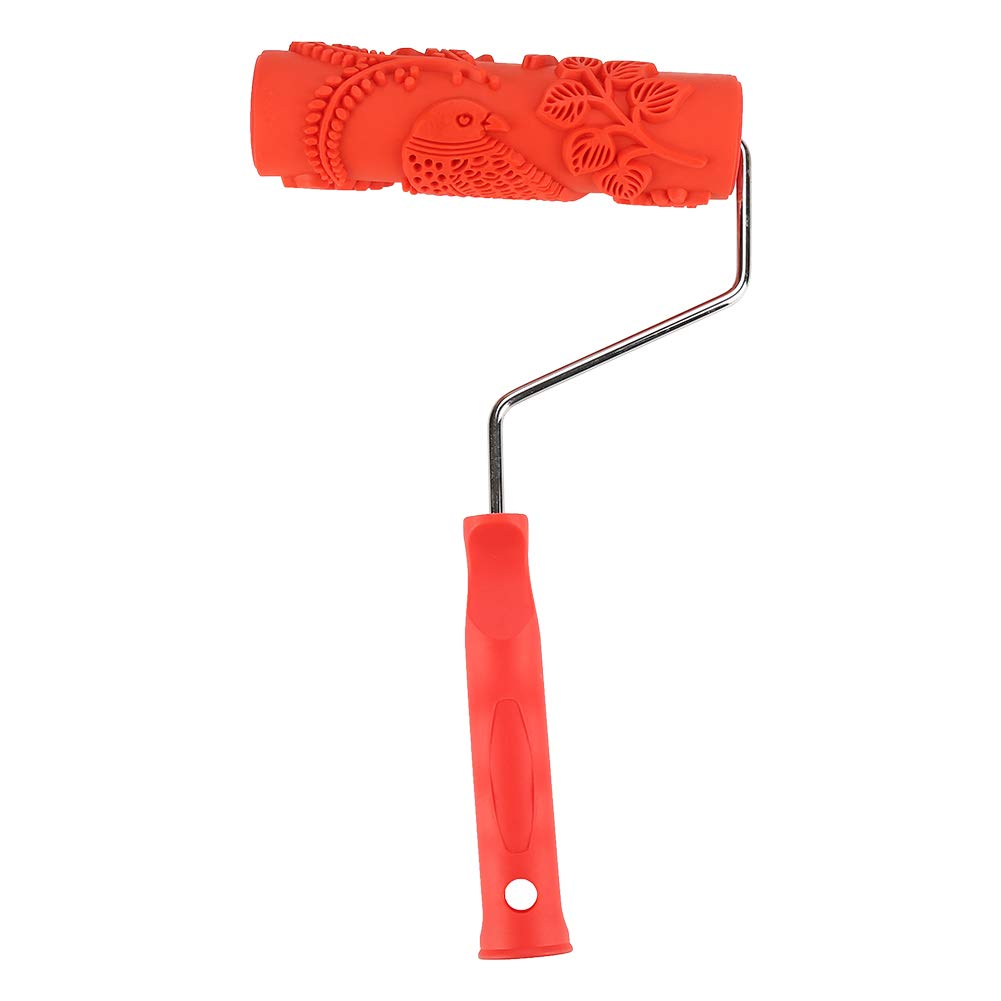 01 Rubber Portable Painting Roller - Lightweight Professional Paint Roller for House & Home Painting - Perfect for DIY Projects, Wall Painting, Ceiling Work and Interior Decoration