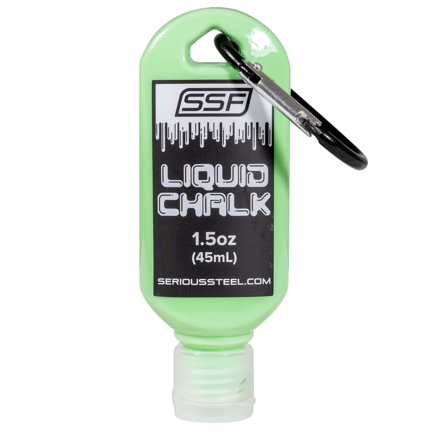 SERIOUS STEEL FITNESS Liquid Chalk for Weightlifting - 1.5 oz (45ml) - Grip Enhancer for Powerlifting, Rock Climbing, CrossFit & Gym Training - Perfect for Sweaty Hands During Intense Workouts
