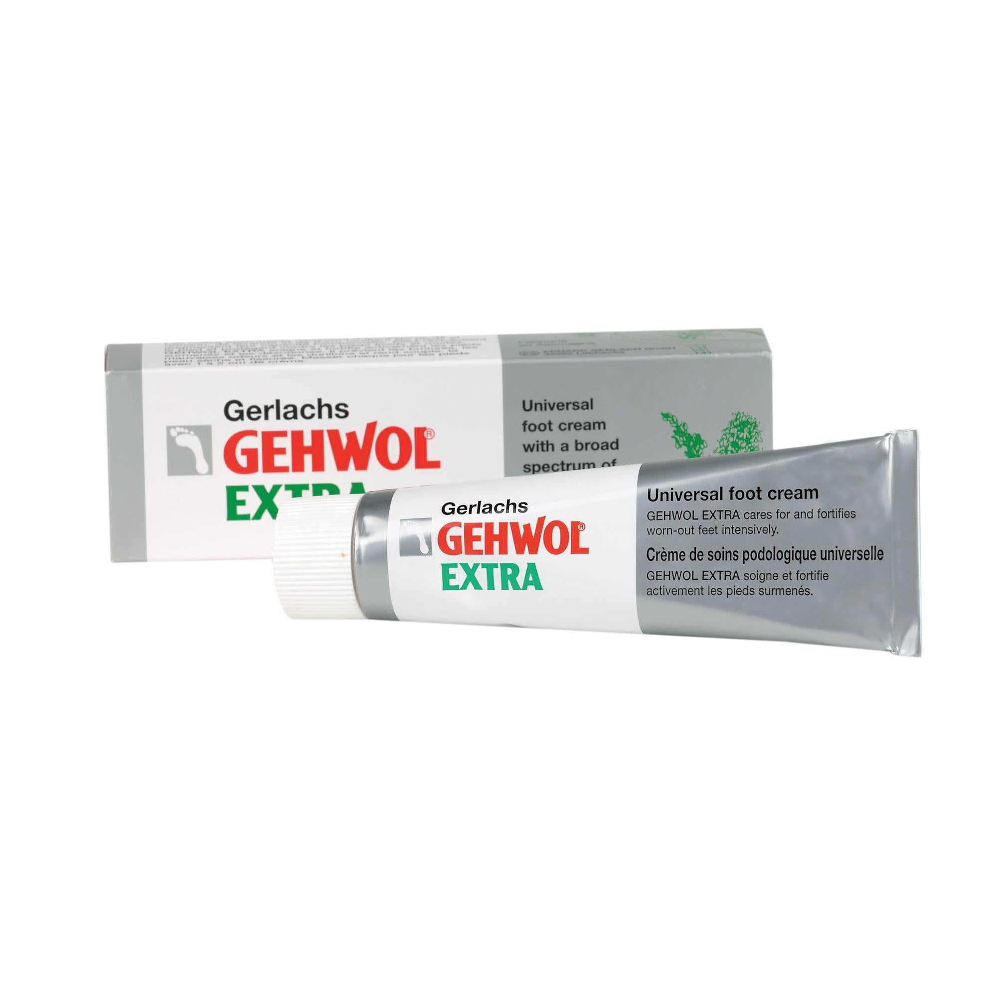 Gehwol Extra Strength Foot Cream for Dry Cracked Feet - 2.6oz Moisturizing Foot Balm with Natural Oils - Perfect for Pedicures, Diabetic Foot Care & Daily Foot Hydration