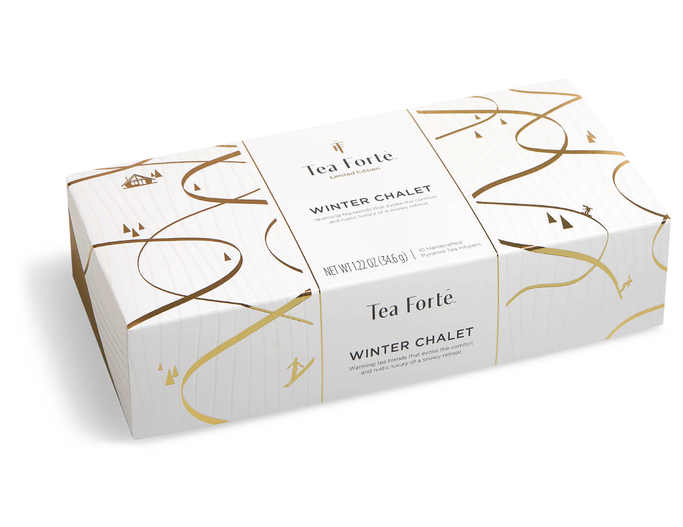 Elegant Petite Winter Chalet Gift Box - Perfect for Holiday Presents, Party Favors & Christmas Decorations