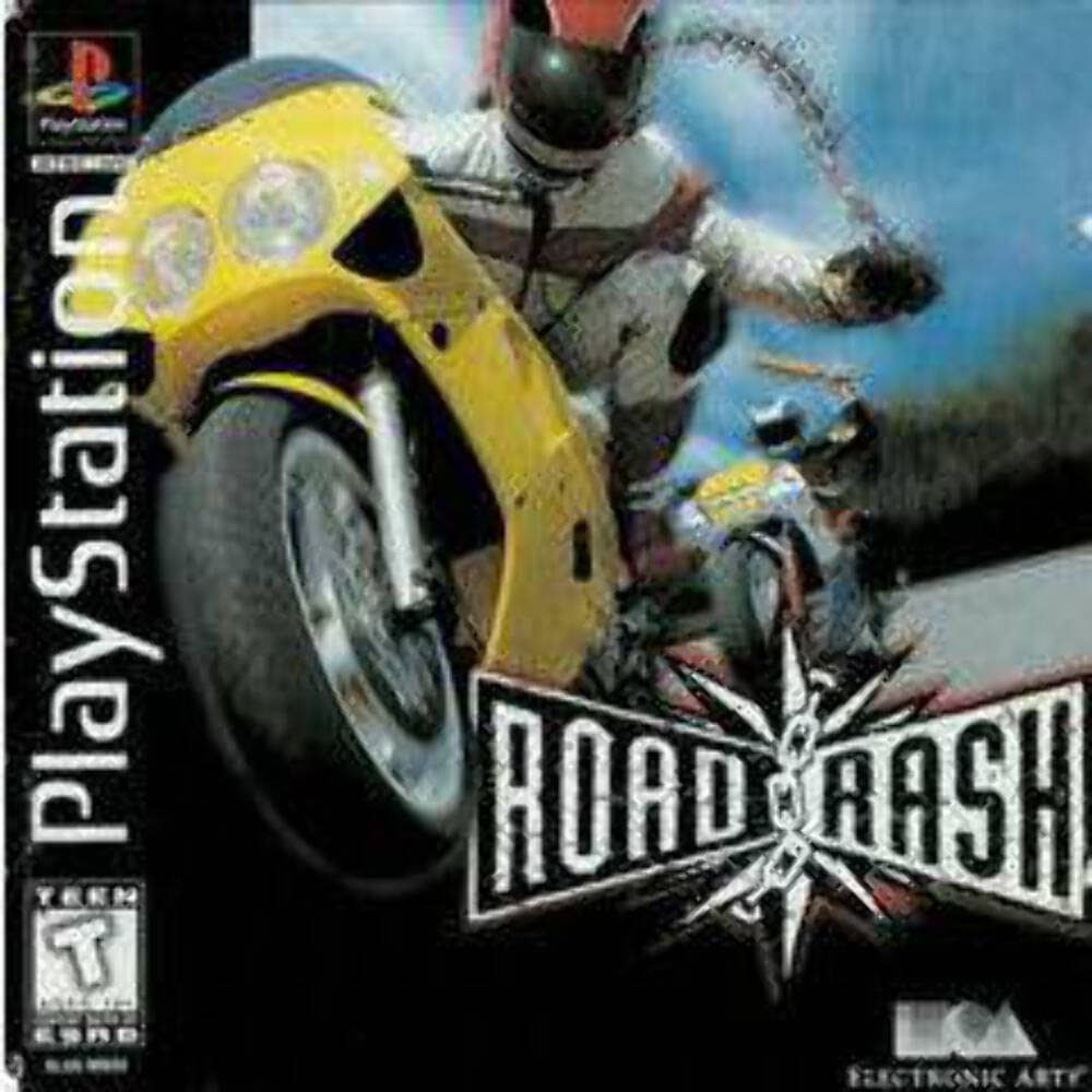 Road Rash - Classic Motorcycle Racing Game for PlayStation | Nostalgic 90s Arcade Action, Multiplayer & Single-Player Modes | Perfect for Retro Gaming Nights & Competitive Play