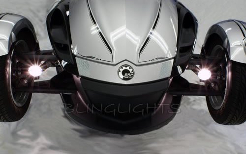 Blue LED Fog Lights Kit for Can-Am Spyder Roadster Trike - High Visibility Driving Lights for Night & Bad Weather - Perfect for Off-Road, Highway & Adventure Riding
