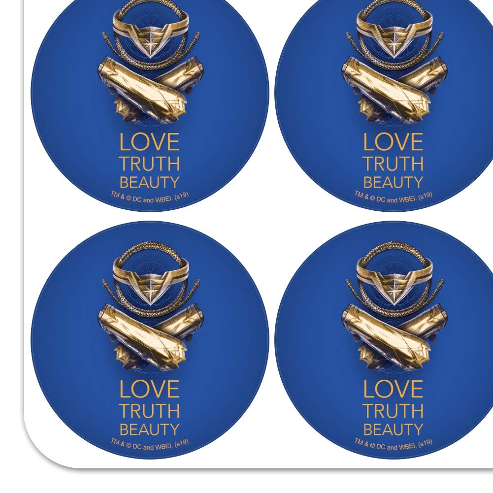 Wonder Woman Movie Themed Planner Stickers - Love, Truth, Beauty Collection for Scrapbooking, Journaling & Crafting - Perfect for Bullet Journals, DIY Projects & Gift Giving